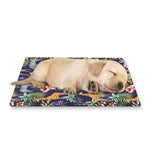 Tropical Zebra Giraffe Pattern Print Pet Cooling Mat Cover