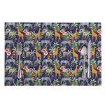 Tropical Zebra Giraffe Pattern Print Placemat