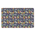 Tropical Zebra Giraffe Pattern Print Polyester Doormat