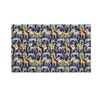 Tropical Zebra Giraffe Pattern Print Polyester Flag
