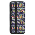 Tropical Zebra Giraffe Pattern Print Refrigerator Handle Covers