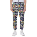 Tropical Zebra Giraffe Pattern Print Joggers