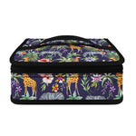 Tropical Zebra Giraffe Pattern Print Small Lunch Bag