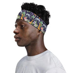 Tropical Zebra Giraffe Pattern Print Sports Headband