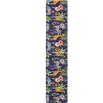 Tropical Zebra Giraffe Pattern Print Table Runner