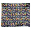 Tropical Zebra Giraffe Pattern Print Tapestry