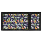 Tropical Zebra Giraffe Pattern Print Trifold Wallet