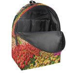 Tulip Field Print Backpack