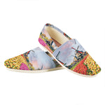 Tulip Field Print Casual Shoes