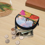 Tulip Field Print Coin Purse
