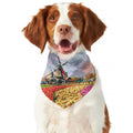 Tulip Field Print Dog Bandana