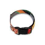 Tulip Field Print Dog Collar