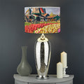 Tulip Field Print Drum Lamp Shade