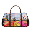 Tulip Field Print Duffel Bag