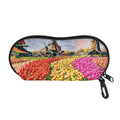 Tulip Field Print Glasses Case
