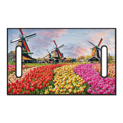 Tulip Field Print Golf Cart Seat Cover