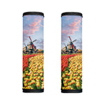 Tulip Field Print Handle Covers