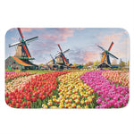 Tulip Field Print Indoor Door Mat