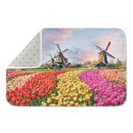 Tulip Field Print Indoor Door Mat