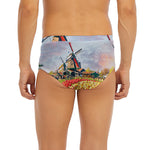 Tulip Field Print Men's Briefs