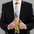 Tulip Field Print Necktie