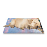 Tulip Field Print Pet Cooling Mat Cover