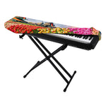 Tulip Field Print Piano Keyboard Cover