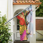 Tulip Field Print Polyester Flag