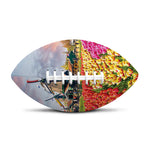 Tulip Field Print Rugby Ball