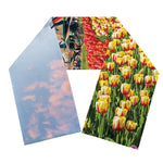 Tulip Field Print Scarf