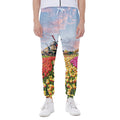 Tulip Field Print Joggers