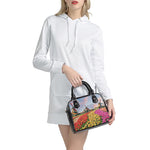 Tulip Field Print Shoulder Handbag