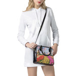 Tulip Field Print Shoulder Handbag