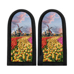 Tulip Field Print Skillet Handle Cover