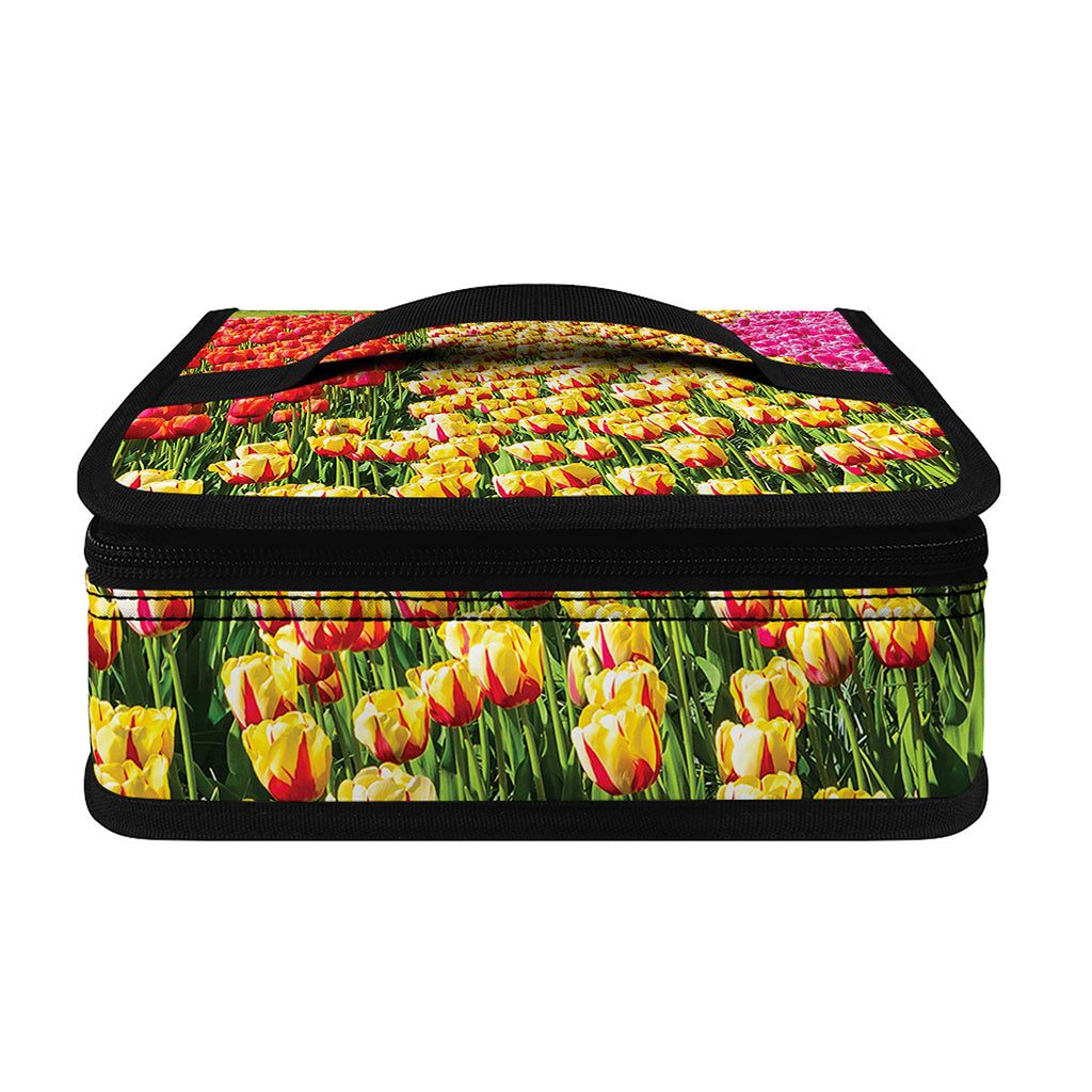 Tulip Field Print Small Lunch Bag