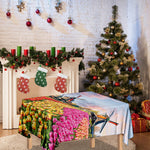 Tulip Field Print Tablecloth