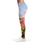 Tulip Field Print Women's Leggings