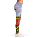 Tulip Field Print Women's Leggings