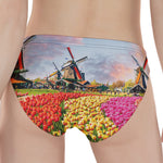 Tulip Field Print Women's Panties