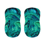 Turquoise Acid Melt Print Bar Stool Covers