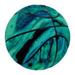 Turquoise Acid Melt Print Basketball