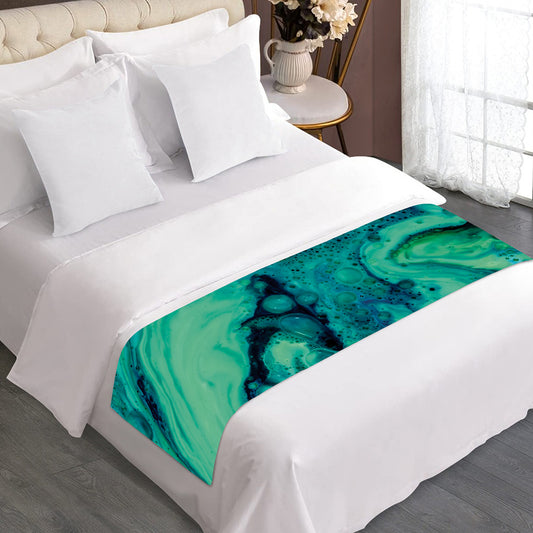 Turquoise Acid Melt Print Bed Runner