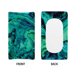 Turquoise Acid Melt Print Changing Pad Cover