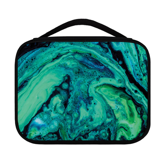 Turquoise Acid Melt Print Classic Bible Case