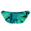 Turquoise Acid Melt Print Fanny Pack