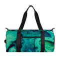 Turquoise Acid Melt Print Gym Bag
