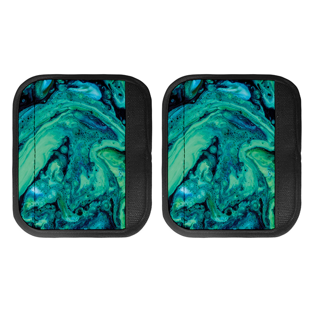 Turquoise Acid Melt Print Handle Covers