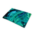 Turquoise Acid Melt Print Pet Cooling Mat Cover