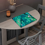 Turquoise Acid Melt Print Placemat