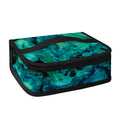 Turquoise Acid Melt Print Small Lunch Bag